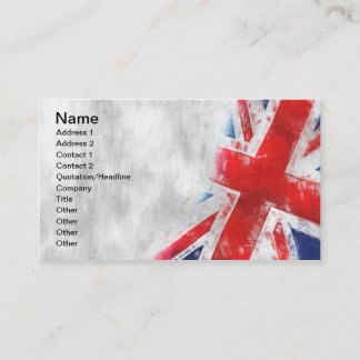 Tarjeta De Visita Bandera de Reino Unido