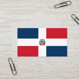 Tarjeta De Visita Bandera de República Dominicana