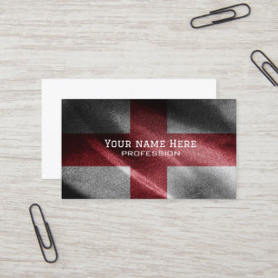 Tarjeta De Visita Bandera de seda de Inglaterra