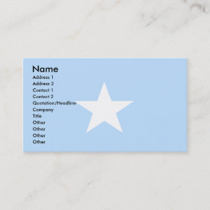 Tarjeta De Visita Bandera de Somalia
