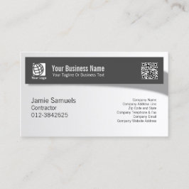 Tarjeta De Visita Bandera de Sombra de Habilidades Comerciales Profe