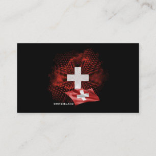 Tarjeta De Visita bandera de Suiza