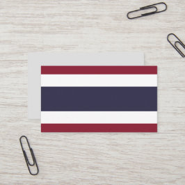 Tarjeta De Visita Bandera de Tailandia