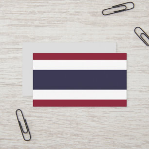 Tarjeta De Visita Bandera de Tailandia