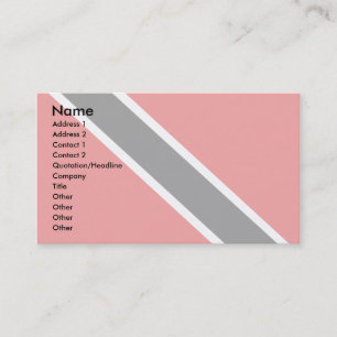 Tarjeta De Visita Bandera de Trinidad Trinidad y Tobago
