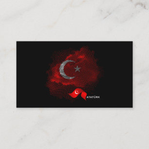 Tarjeta De Visita Bandera de Turquía