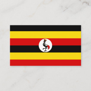 Tarjeta De Visita Bandera de Uganda