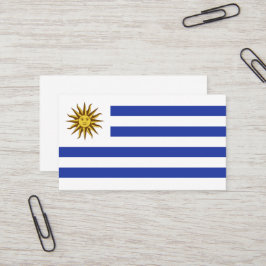 Tarjeta De Visita Bandera de Uruguay