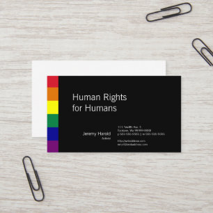 Tarjeta De Visita Bandera del arco iris