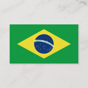 Tarjeta De Visita bandera del Brasil