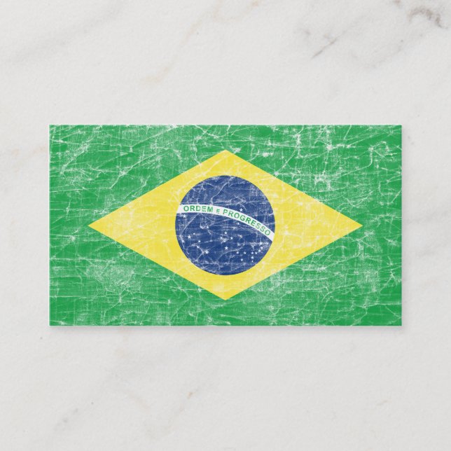 Tarjeta De Visita bandera del Brasil (Anverso)