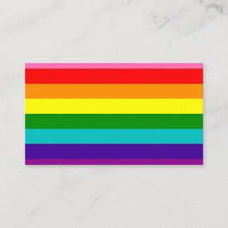 Tarjeta De Visita Bandera del Orgullo Gilbert