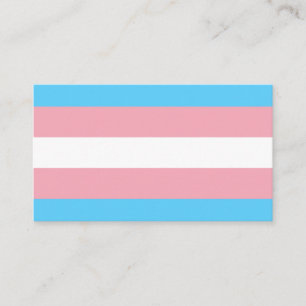 Tarjeta De Visita Bandera del Orgullo Transgénero