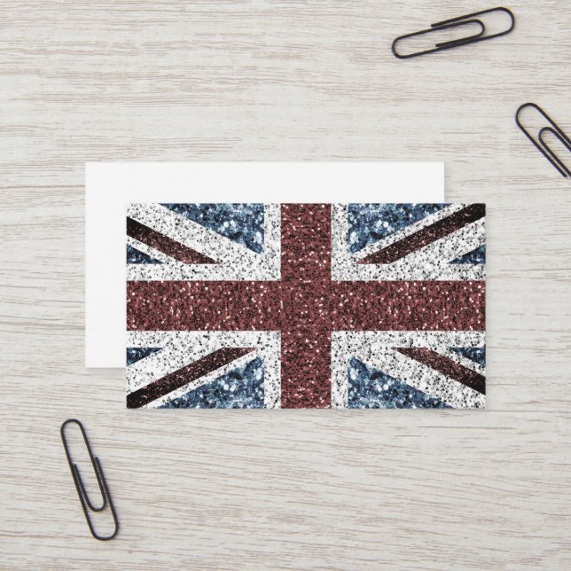 Tarjeta De Visita Bandera del Reino Unido La cosecha rusa choca con  (Anverso/Reverso In Situ)