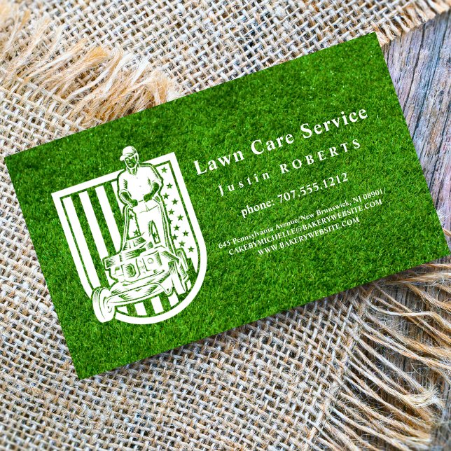 Tarjeta De Visita Bandera del Servicio de Jardines de Paisaje del Se (Subido por el creador)