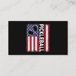 Tarjeta De Visita Bandera estadounidense de baloncesto divertida Lov