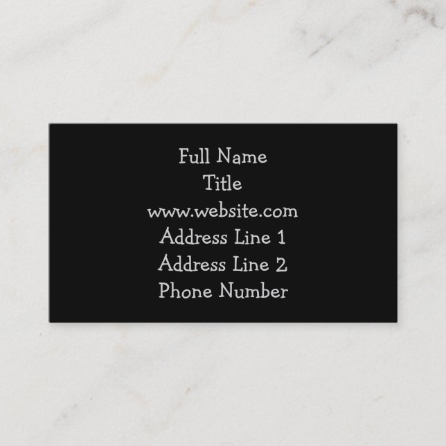 Tarjeta De Visita Bandera estadounidense vintage (Anverso)