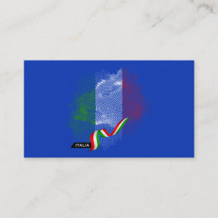 Tarjeta De Visita bandera italiana