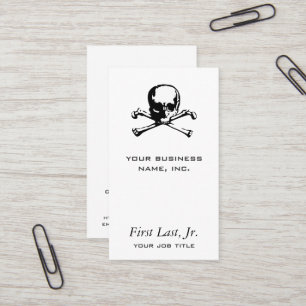 Tarjeta De Visita Bandera pirata