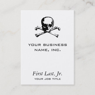 Tarjeta De Visita Bandera pirata
