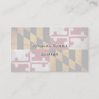 Bandera resistida del estado de Maryland del
