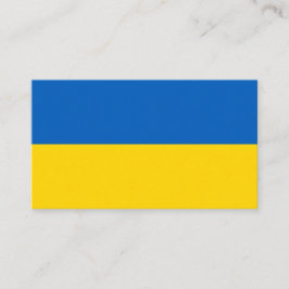 Tarjeta De Visita Bandera ucraniana (Ucrania)