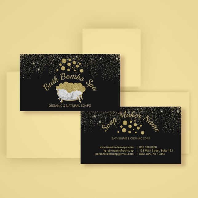 Tarjeta De Visita Bañera Bomba Spa jabón burbuja (Subido por el creador)