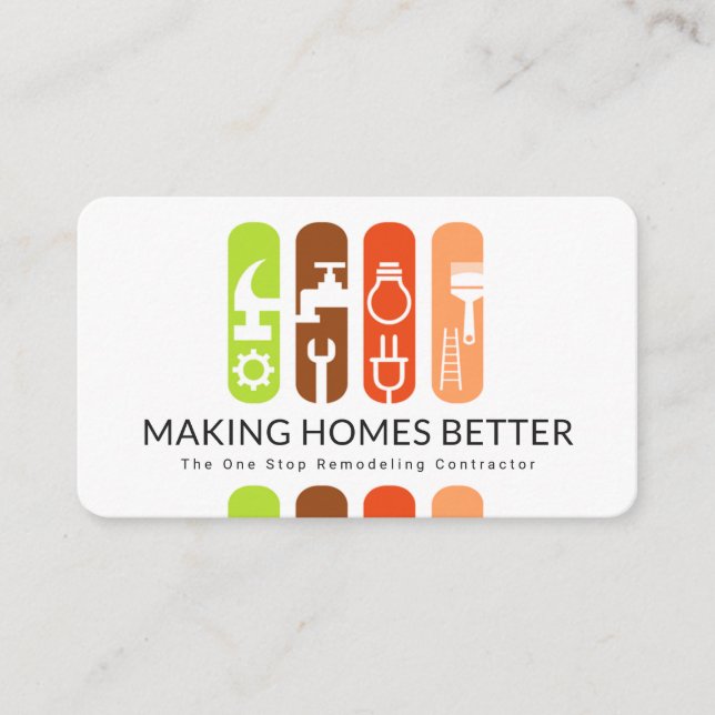 Tarjeta De Visita Banner especial de herramientas de mano (Anverso)