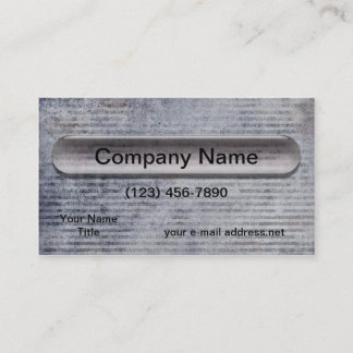 Tarjeta De Visita Banner moderno de vidrio transparente franjas gris