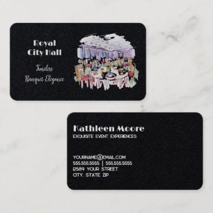 Tarjeta de visita Banquet Hall Premium