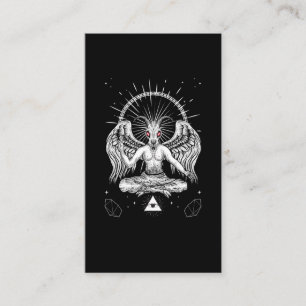 Tarjeta De Visita Baphomet Satanic Goat Wings Gótico del diablo