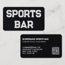 Bar de Deportes QR Personalizado