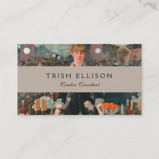 Tarjeta De Visita Bar en el Folies-Bergère Edouard Manet