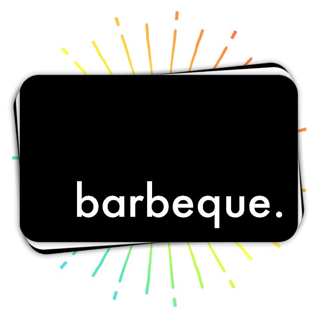 Tarjeta De Visita barbacoa. (Subido por el creador)