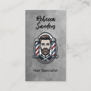 Tarjeta De Visita Bárbaros Hair Stylist