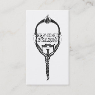 Tarjeta De Visita barbas trenzadas