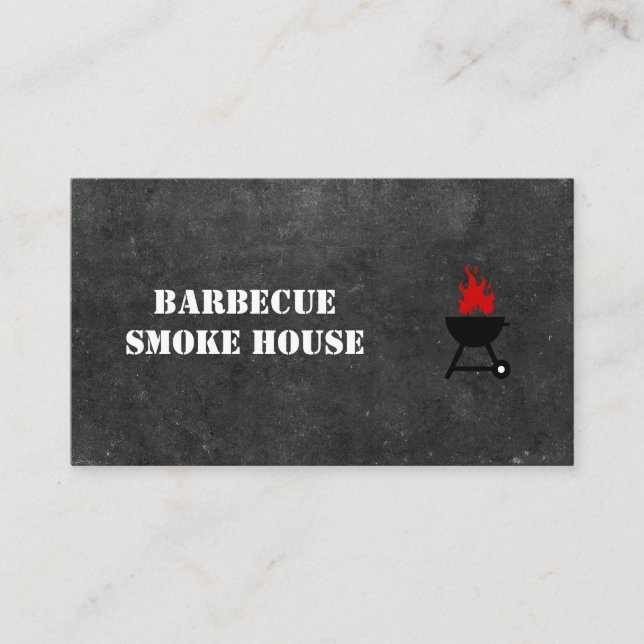 Tarjeta De Visita Barbecue Grill (Anverso)