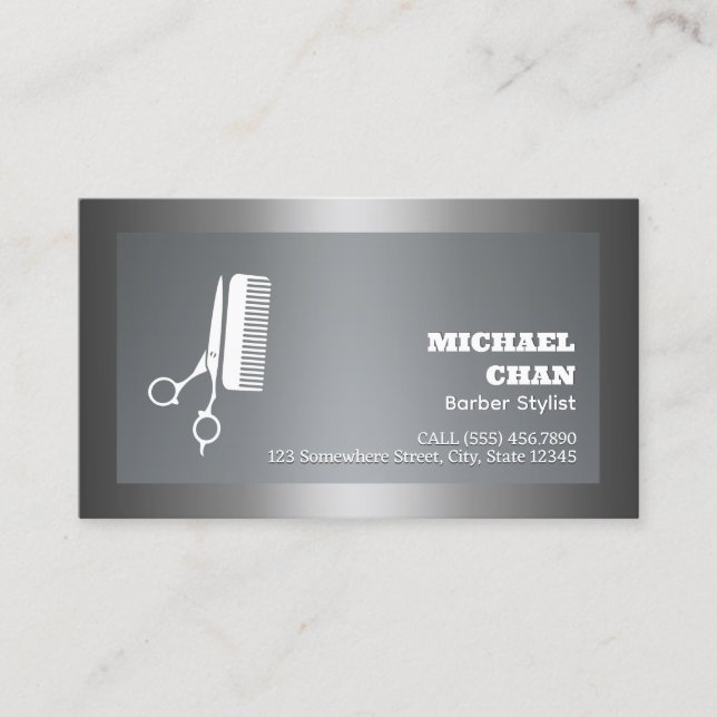 Tarjeta De Visita Barber (Anverso)