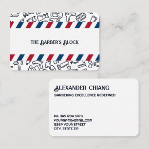 Tarjeta De Visita Barber Barbershop