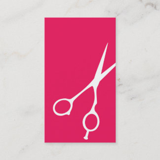 Tarjeta de visita Barber/Cosmetóloga (Magent)