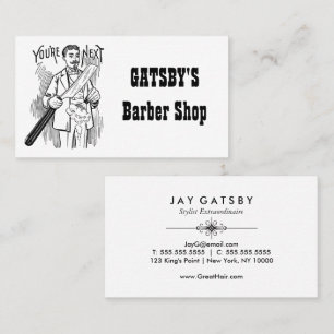 Tarjeta de visita Barber/Hair Stylist