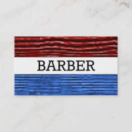 Tarjeta de visita Barber Patriótica