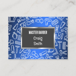 Tarjeta De Visita Barber Personalizado QR