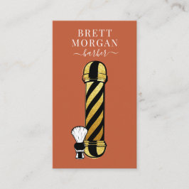 Tarjeta De Visita Barber-Polo Único