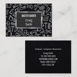 Tarjeta De Visita 💇 ‍ ♂️ Barber Premium