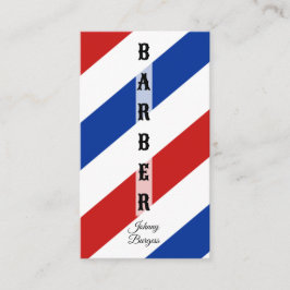 Tarjeta De Visita Barber Shop Pole Hairdresser moderno