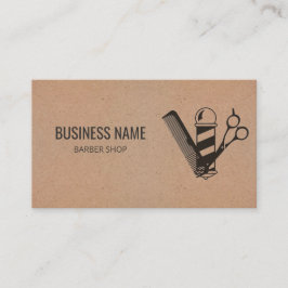 Tarjeta De Visita Barbería de peluquería de estilo de pelo Polo de b