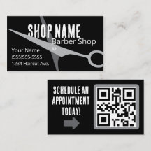 Barbería Masculina Negra y Gris