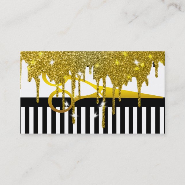 Tarjeta De Visita Barbería Minimalista simple (Anverso)