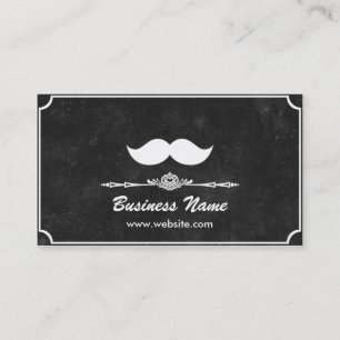 Tarjeta De Visita Barbería oscura